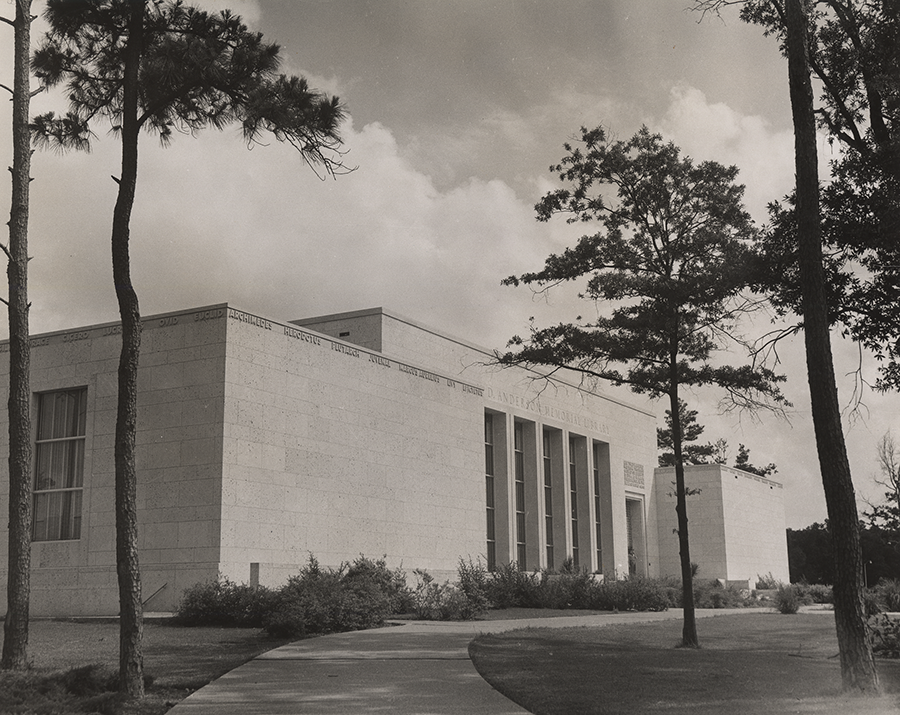 The MD Anderson Library, April 1, 1951