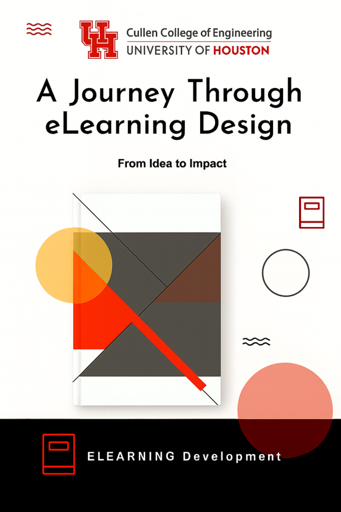 open educational resource titled A Journey Through eLearning Design: From Idea to Impact