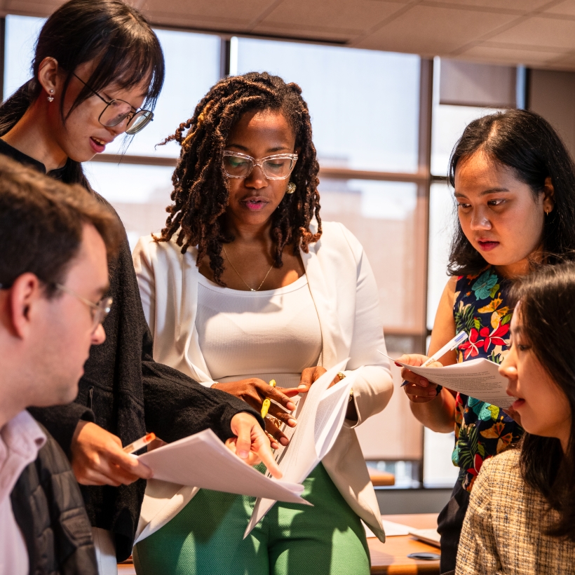 Students in Dr. DeFranco's course