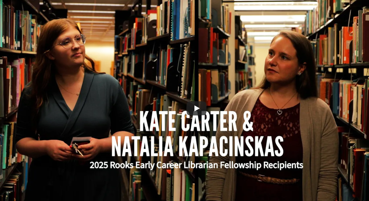 2025 Rooks Early Career Librarian Fellowship Recipients