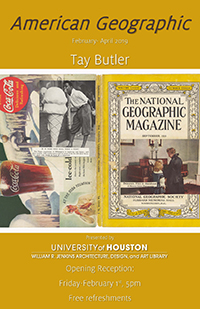 The William R. Jenkins Architecture, Design, and Art Library presents Tay Butler's American Geographic on Friday, February 1.