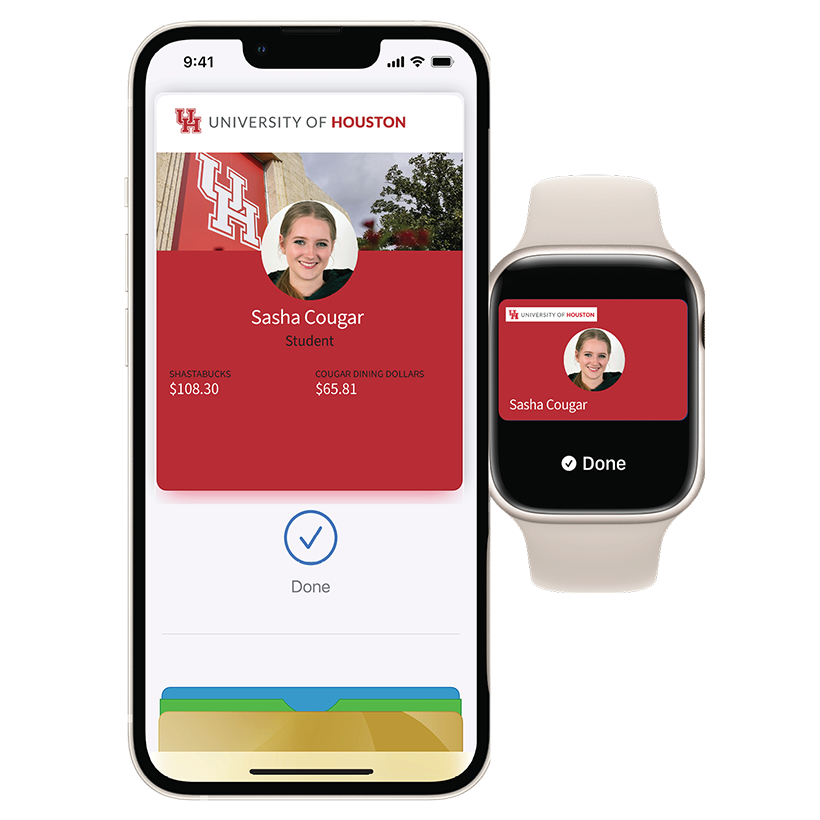 mobile cougar card screen on mobile devices