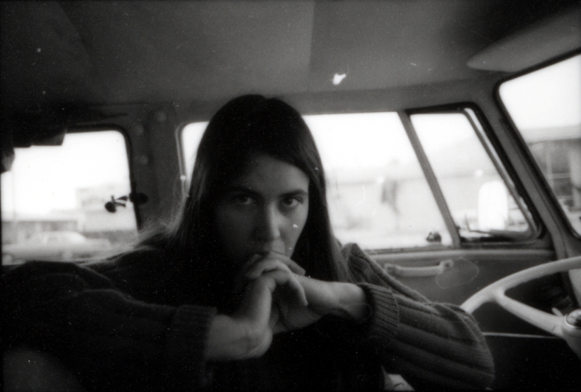 Image of the photographer Suzanne Paul, circa 1970s, sourced from a contact sheet